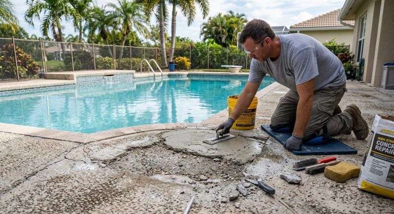 Cement Patio Repair in Corpus Christi, TX