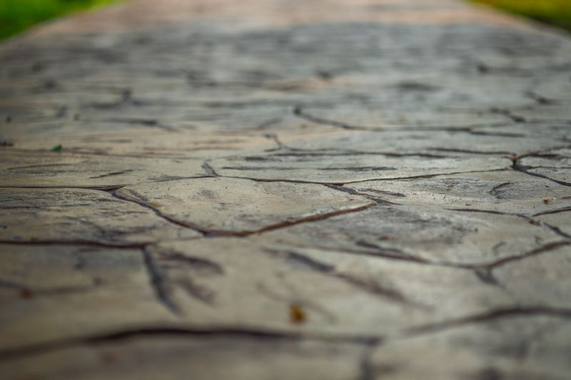 Stamped Concrete Sidewalk
